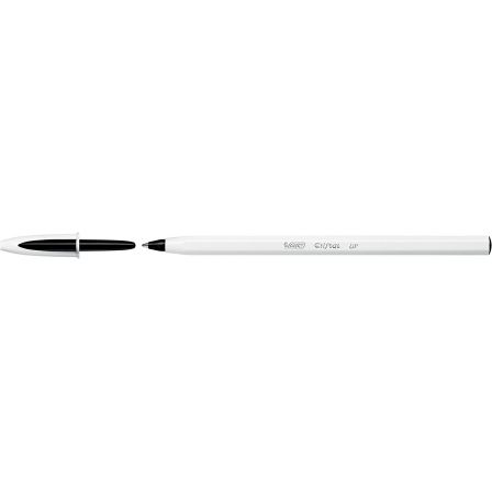 BIC Cristal UP Bolígrafo de Tinta de Aceite Negro (Set de 20) units